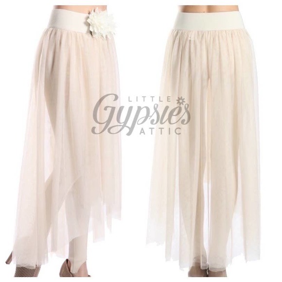 A'reve Ballet Tulle Wrap Overlay Skirt - Picture 3 of 12